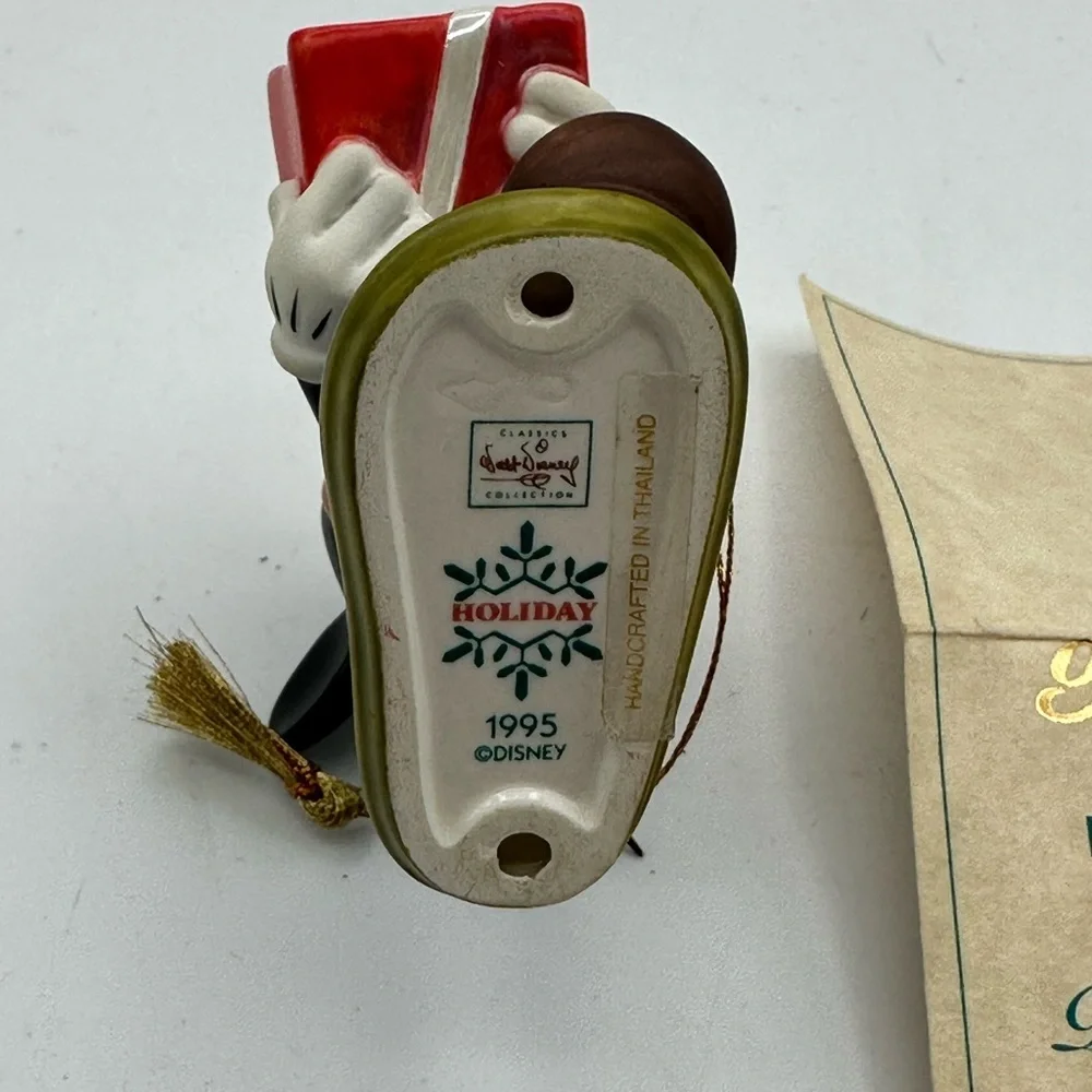 Walt Disney’s Mickey Mouse 1995 Holiday Tree Ornament Present for my Pals